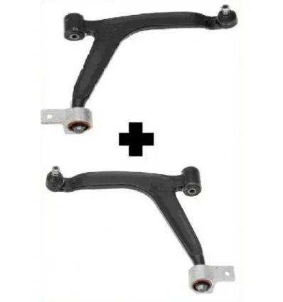 Lot de 2 Triangles de Suspension avec Rotules Partner pour Citroën Berlingo Picasso