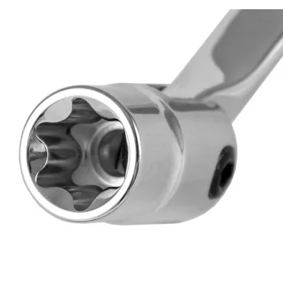 Clés à douille articulées 6 pans Torx e6xe8