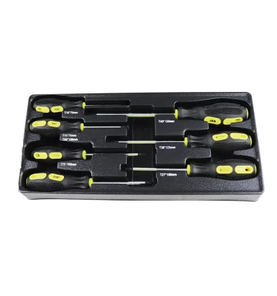 Module 7 tournevis 6 pans Torx pour servante d'outils