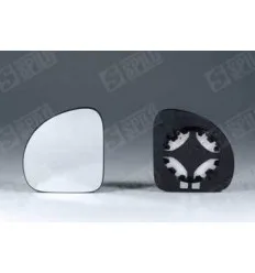 Glace de rétroviseur droit avec support dégivrant pour Fiat Multipla