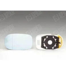 Glace de rétroviseur droit avec support dégivrant pour Alfa Romeo 166