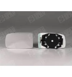 Left mirror glass + Fiat Panda heated support