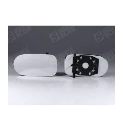 Right or left mirror glass with Fiat Palio and Strada support