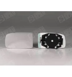 Glace de rétroviseur droit avec support dégivrant pour Fiat Panda