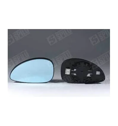 Glace de rétro bleu droit + support dégivrant Citroen C4