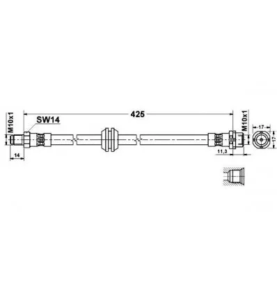 Front brake hose Bmw series 3 E36