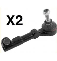 2 rotules de direction gauche et droite pour Renault Clio Mégane Renault Scénic Renault Kangoo