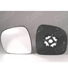 Glace de rétroviseur gauche avec support Elec Dégivrant pour Mercedes Vito