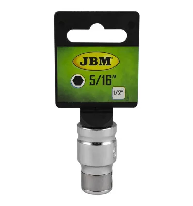 Adaptateur pour pointes 1/2" x 5/16" - chromé