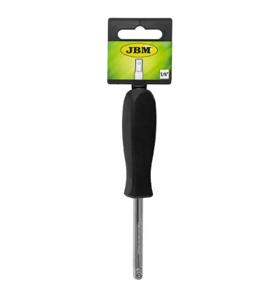 Manche de tournevis 1/4" chromée