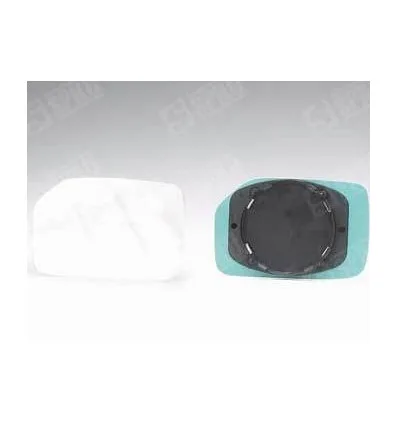 Mirror glass right + support Peugeot 106
