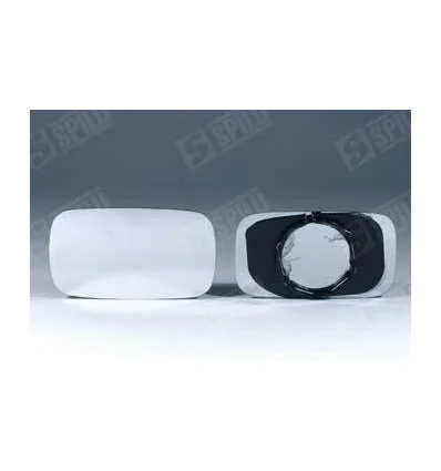 Glace de retro gauche + support dégivrant Fiat Punto