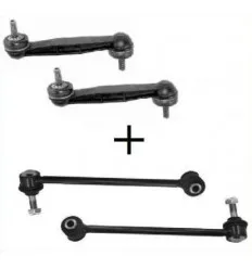 Lot de 4 Biellette de suspension arrière pour Peugeot 406