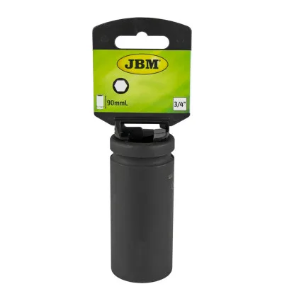 Long impact socket 6-lobe 3/4" 26mm