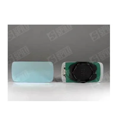 Glace de rétroviseur gauche avec support dégivrant pour Fiat Croma 91 à 2005