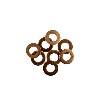 Bag of 50 copper washers for injectors (13,8 x 7,3 x 1,4mm)