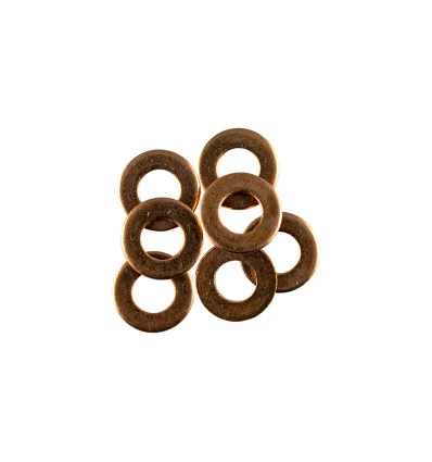 Sac de 50 rondelles de cuivre pour injecteurs (15,0 x 7,5 x 1,5mm)