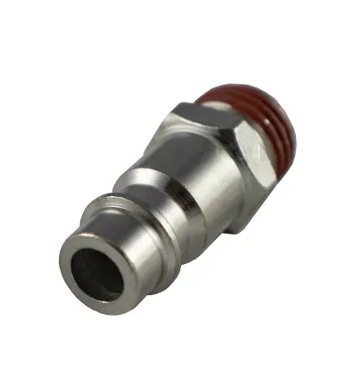Male connector eur - male thread 1/4" (2 pieces)