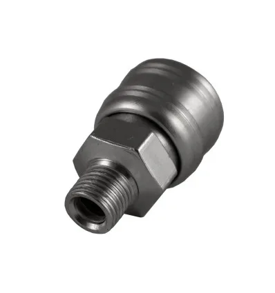 Female connector eur - male thread 1/4"