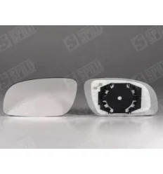Glace de rétroviseur droit avec support deg pour Volkswagen Touran