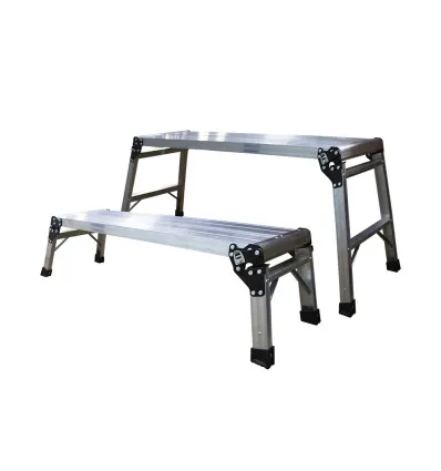 Jeu de 2 plate-forme de travail en aluminium