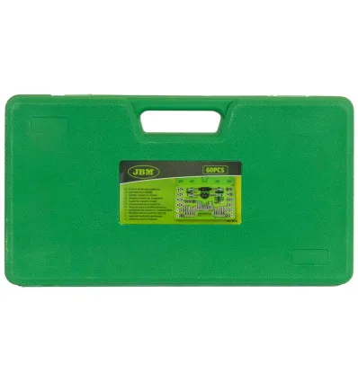Coffret tarauds et filières de 60 pièces metrique et pouce