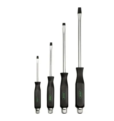 Set di 4 cacciaviti piatti a percussione