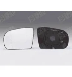 Glace de rétroviseur droit avec support Elec Deg pour Mercedes E W210