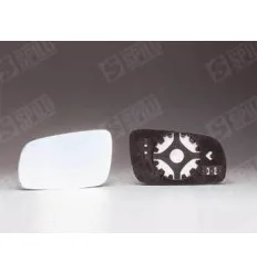 Glace de rétroviseur bleu gauche avec support Dég pour Volkswagen Golf 4 Lupo Arosa Ibiza