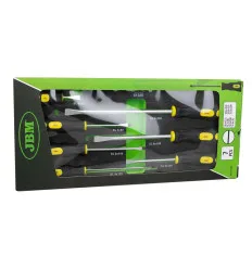 Set di 7 cacciaviti piatti con modulo eva