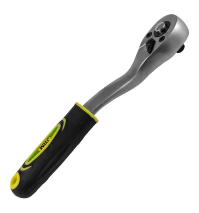 72-tooth ratchet 1/4" 145mm in galvanized steel