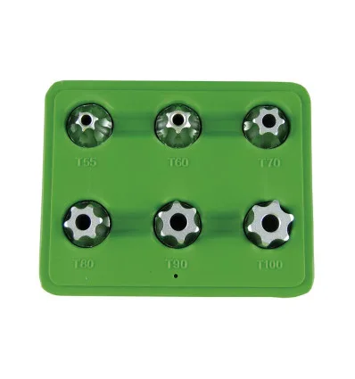 Socket set 6 pieces 1/2" Torx security