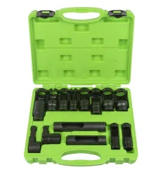 Coffret douille 14 pièces pour système injection lambda