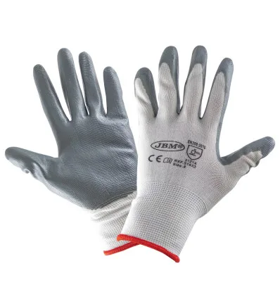 Gants de travail renforcée en nitrile t.8