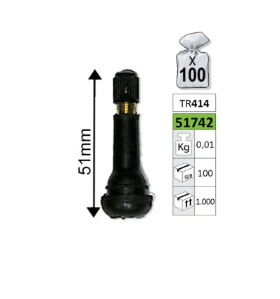 Valvole per cerchi tr414 51mm