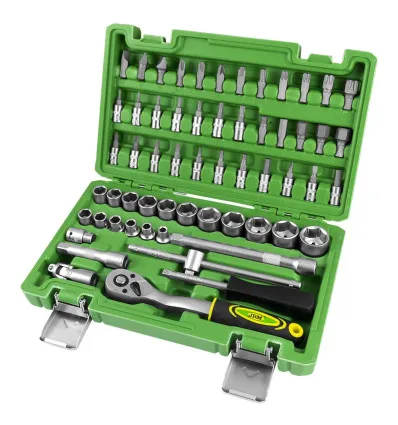 Socket set 3/8" 59 pieces 6-sided