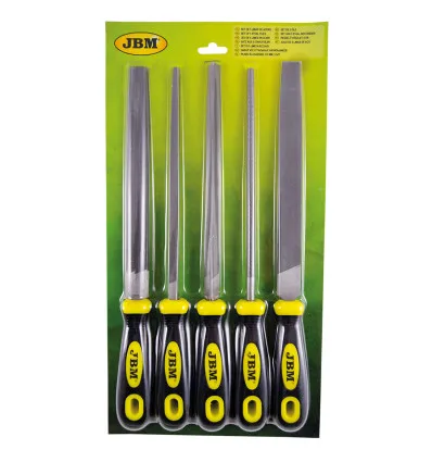 Jeu de 5 limes en acier
