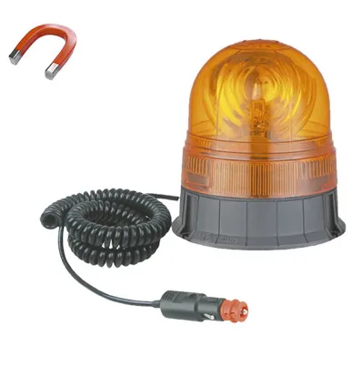 Gyrophare avec câble aimanté h1 24v 70w