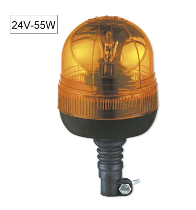 Gyrophare avec tige flexible h1 24v 70w