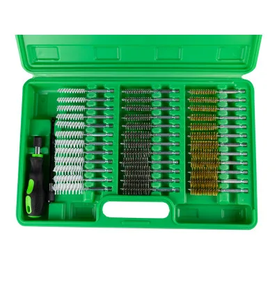 Coffret de 38 brosses métal / nylon / laiton