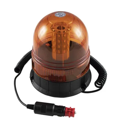 Gyrophare 6 fonctions à led 12-24v avec prise allume-cigare