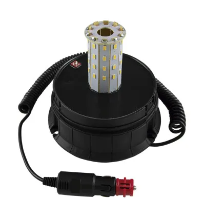 Gyrophare 6 fonctions à led 12-24v avec prise allume-cigare
