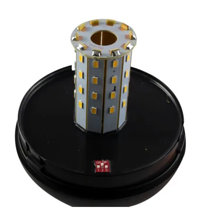 Luce lampeggiante a led 12-24v base flessibile