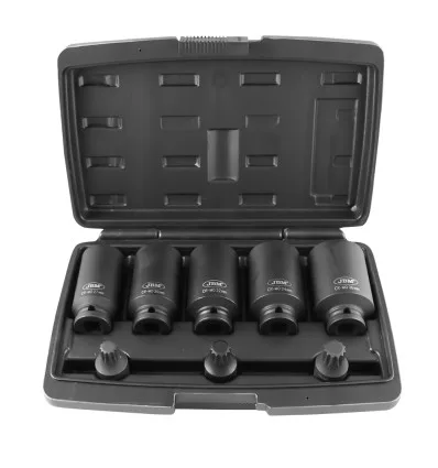 Jeu de 8 douilles et pointes 12 pans XZN de 1/2" à choc