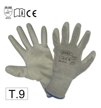 Gants travail special ecran tactile t. 9