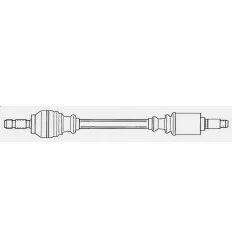 Cardan - arbre de transmistion gauche pour Peugeot 106 Citroën Ax Saxo 1.4 i D 1.5 Diesel roue 4 trous
