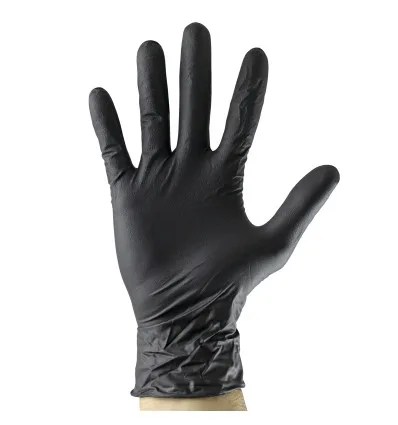 Gants jetables nitrile noir t:xl 5mil