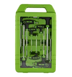 Coffret de 9 clés 6 pans poignotée