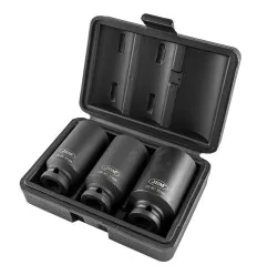 Jeu de 3 douilles 12 pans XZN de 1/2" à choc