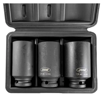 Jeu de 3 douilles 12 pans XZN de 1/2" à choc